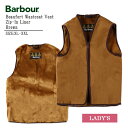 バブアー ビューフォート ウェストコートベスト ベスト レディース キッズ ジュニア 子供 ブラウン BARBOUR BEAUFORT WAISTCOAT VEST CLI0001 BR31 ウエア アウター ジップアップ ライニング バブアー ブランド カジュアル アウトドア レジャー