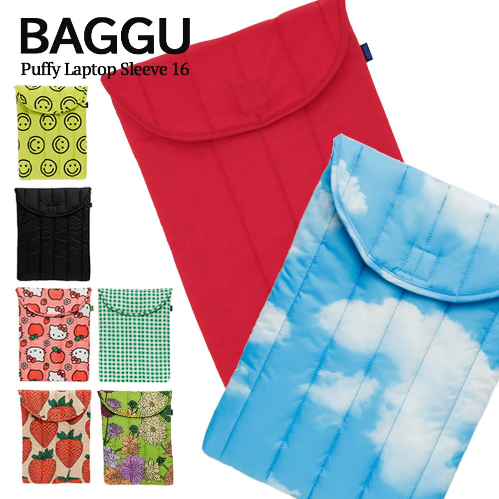 メール便 BAGGU バグー バグゥ バグ ラップトップケース BAGGU Puffy Laptop Sleeve 16