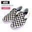 VANS Х  VN0A3WMDVO4 ComfyCush Slip-On եå åݥ ǥ  塼  ˥ Х  ̶ ̳ 奢 ư Classic Checkerboard True White ۥ磻 ֥åפ򸫤