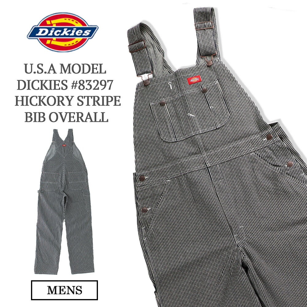 商品名 DICKIES Hickory Stripe Bib Overalls ブランド 1922年アメリカ、テキサスで誕生したUSAワークブランド DICKIES （ディッキーズ）。某有名雑誌に掲載され、芸能人・スタイリストの間で話題にな...