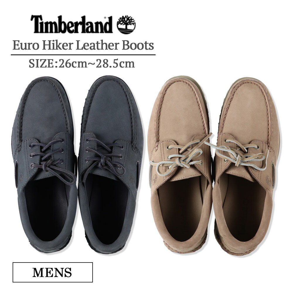 TIMBERLAND Men's 3-Eye Lug Handsewn Boat Shoe ティンバーランド スリーアイ ハンソーン ボートシューズ ヌバック TB0A2E9KEP2 TB0A298QEO2 DARK BLUE NUBUCK/LIGHT TAUPE NUBUCK