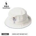 POLO RALPH LAUREN COTTON NEW BOND CHINO LOFT BUCKET HAT 710963781001 W/ BEAR - C...