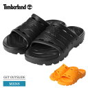 ティンバーランド Timberland TB0A5W6H015 TB0A5W8D804 GET OUTSLIDE メンズ サンダル スリッパ スライド ビーチサンダル 靴 シューズ 海水浴 プール フェス 野外 アウトドア レジャー 海 川 山 ブラック オレンジ Black Medium Orange