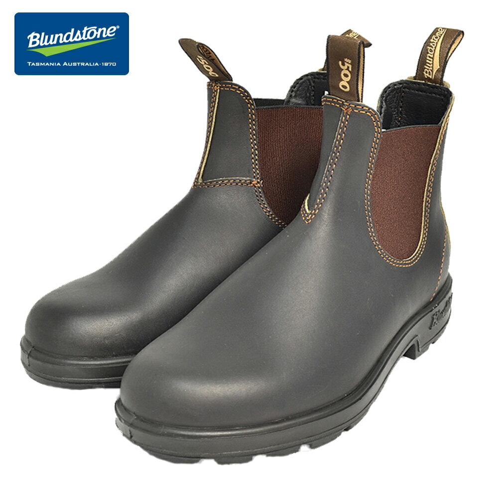 ブランドストーン Blundstone 500 サイドゴアブーツ STOUT BROWN スタウトブラウン メンズ レディース ワーク レイン ショート レザー 撥水 雨用 雨靴 長靴 梅雨 靴 くつ アンクルブーツ ギフト プレゼント 誕生日 秋 ブーツ 父の日