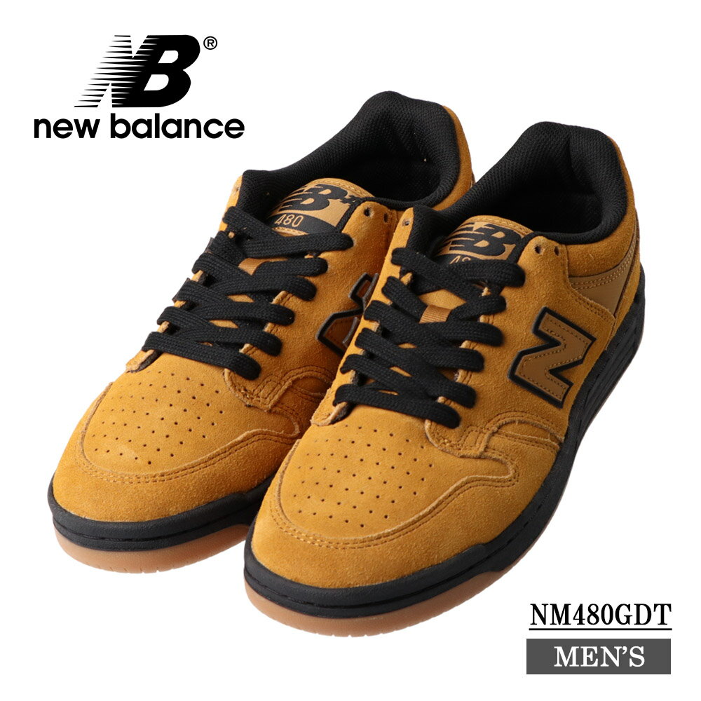 NEW BALANCE - NEW BALANCE NM480GDT TOBACCO/BLACK ニューバランス ヌメリック 480 メンズ スニーカー レザー風 軽量 クッション 通勤 通学 ウォーキング シンプル カジュアル デイリー スポーツ シューズ ワイズ D