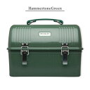 スタンレー ランチ ボックス 9.5L STANLEY Classic Lunch Box 10QT クラシック アウトドア 工具入れ ランチボックス お弁当箱 工具箱 ツールボックス キャンプ用品 大容量 収納BOX 収納ケース 収納ボックス ケース アウトドア ハンマートーン グリーン ブラック 2