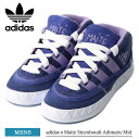 アディダス スニーカー adidas x Maite Steenhoudt Adimatic Mid IG8174 メンズ シューズ スケートシューズ スケシュー 靴 ミッドカットスニーカー ランニングシューズ スポーツシューズ 紳士靴 運動靴 アディマチック ミッド ブルー