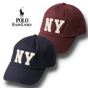 POLO RALPH LAUREN ポロ ラルフローレン CLASSIC TWILL NOVELTY "NY" FELTED PATCH SPORT CAP 710972675 クラッシックツイル ノベルティ "NY"フェルトパッチ スポーツキャップ メンズ レディース