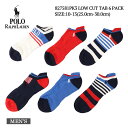 POLO RALPH LAUREN ポロ ラルフローレン 827581PK3 POLO USA LOW CUT TAB 6 PACK メンズ 靴下 6足セット ...