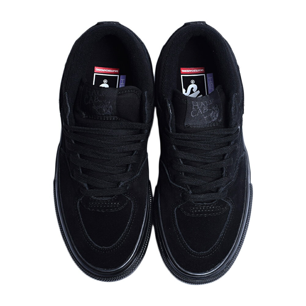 VANS LADYS バンズ ヴァンズ VN0A5FCDBKA Skate Half Cab Pro Shoes スケート ハーフキャブ プロ レディース スニーカー 靴 シューズ くつ スエード キャンバス Black/Black ブラック