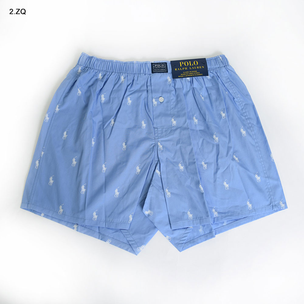 メール便 Polo Ralph Lauren ポロ ラルフ ローレン 676R Hanging Woven PP Print Boxer メンズ ボクサーショーツ メンズアンダーウェア トランクス 下着 パンツ メンズ下着 男性用下着 メンズショーツ 紳士下着