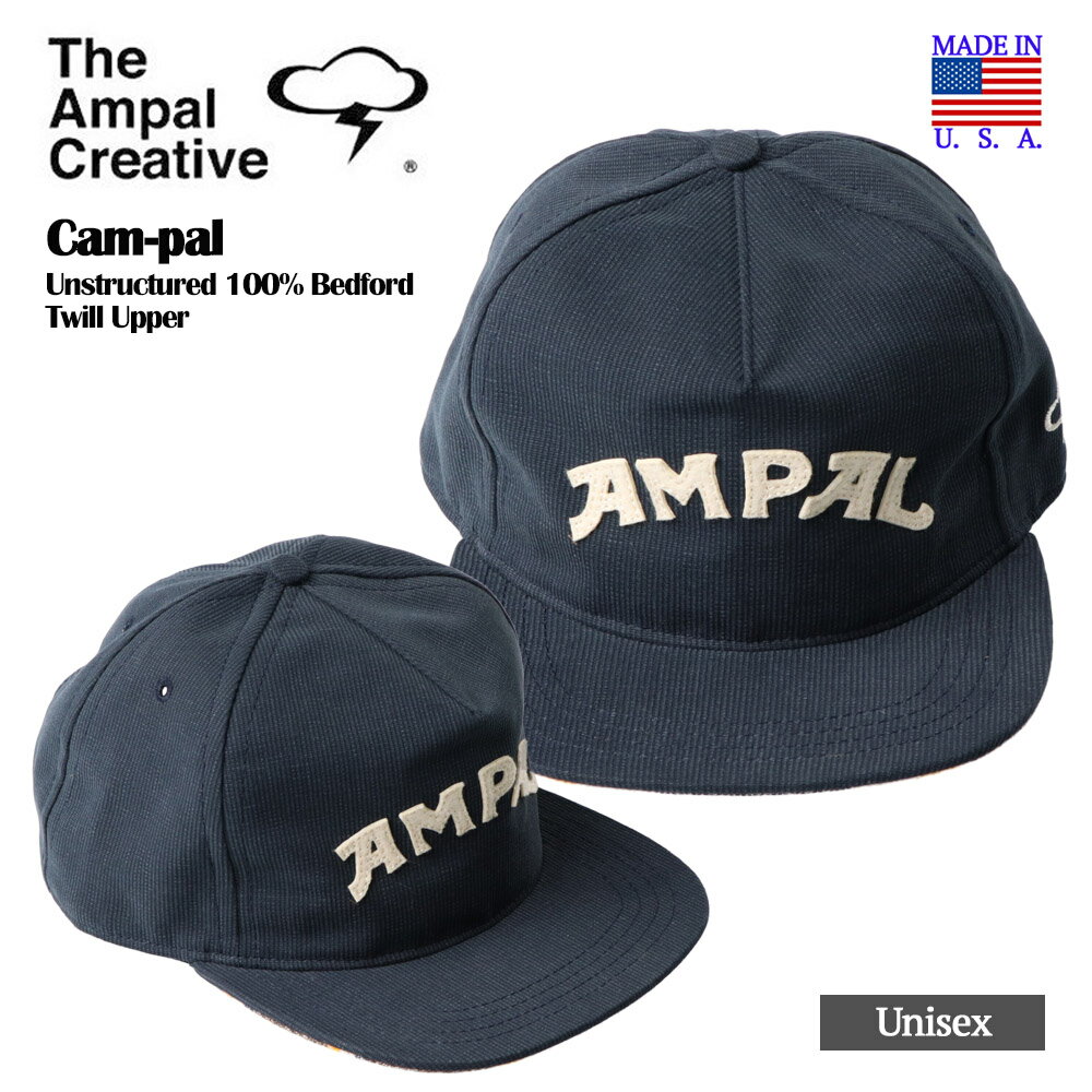 樂天商城 - THE AMPAL CREATIVE TACS-S239 CAM-PAL Shop Hat アンパルクリエイティブ キャップ 帽子 メンズ レディース ロゴキャップ コットン アメカジ ストリート アウトドア キャンプ Made in USA