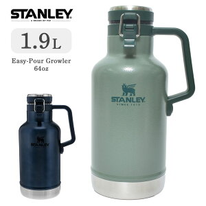 (RSL) スタンレー グロウラー 1.9L STANLEY Easy-Pour Growler 64oz 水筒 ステンレスボトル ポット ビール 炭酸 真空ボトル 真空グロウラー マイボトル 魔法瓶 保温 保冷 アウトドア キャンプ プレゼント お祝い 誕生日 グリーン ブラック