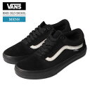 VANS バンズ メンズ スニーカー ヴァンズ VN0005UZBKA BMX OLD SKOOL BMX オールドスクール スニーカー 靴 シューズ くつ ローカットスニーカー 紳士靴 運動靴 カジュアル ランニング 通勤 通学 BLACK/BLACK ブラックブラック