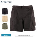 Propper プロッパー プロパー F5261 BDU SHORTS 100 COTTON RIPSTOP メンズ ショートパンツ コットンリップストップ 軍パン ミリタリーパンツ 6ポケット ブラック ネイビー カーキ オリーブ