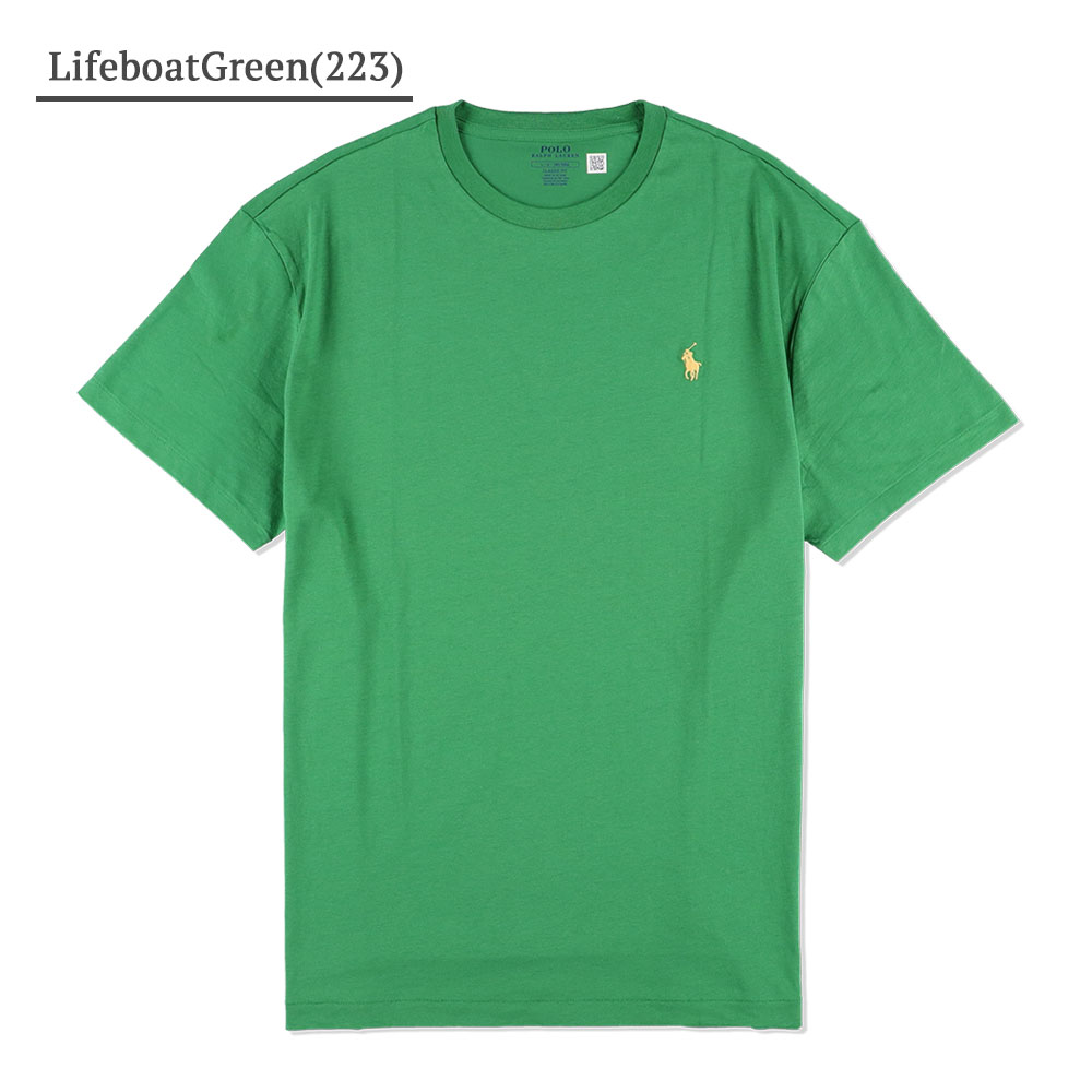 ポロ ラルフ ローレン Polo Ralph Lauren 710671426 SS Solid CN Tee Classic メンズ Tシャツ 半袖Tシャツ 半袖TEE ショートスリーブ ショートT ブランド おしゃれ ワンポイント ポニー シンプル 春夏