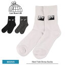 LAST RESORT AB ラストリゾート エービー Heel Tab Dress Socks メンズ ハイソックス クルーソックス ソックス 靴下 くつ下 紳士靴下 カジュアルソックス 綿 プレゼント ブランド ホワイト ブラック White Black 28-30cm相当