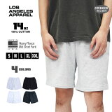 󥼥륹ѥ å LOS ANGELES APPAREL HF-02 14oz Heavy Fleece Mid Short Pant  ǥ ˥å å 硼ȥѥ ϡեѥ ûѥ Ⱦܥ ֥ 14 硼     