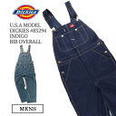 DICKIES Indigo Bib Overalls ディッキーズ デニム ビブ オーバーオール デニム つなぎ USAモデル 83294