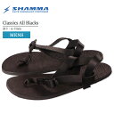 SHAMMA SANDALS シャマ サンダル Classics All Blacks オール ブラックス メンズ サンダル ストラップサンダル スポーツサンダ...