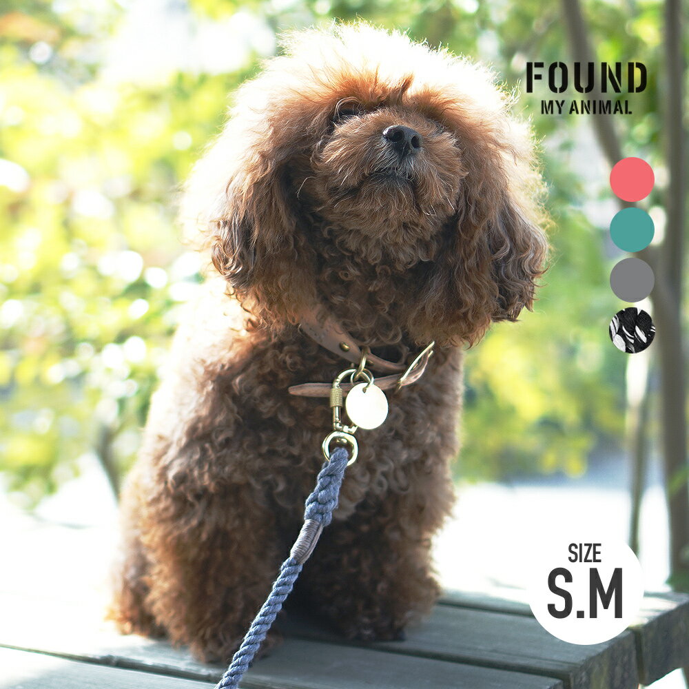 (RSL) FOUND MY ANIMAL ファウンド マイ アニマル Up-Cycled Rope Leash Adjustable 犬用 リード ロープ ドッグリード ペットリード ドッグリーシュ ペットグッズ ペット用品 犬用品 小型犬 中型犬 Dog ドッグ ブランド アジャスタブルリード