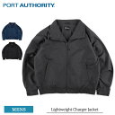 ポートオーソリティ PORT AUTHORITY ライトウェイト チャージャージャケット メンズ J329 Lightweight Charger Jacket アウター ジャケット ジップアップジャケット フリース 作業着 ビジネス ブラック ネイビー グレー 無地 シンプル オシャレ 作業服 防寒 秋冬 春