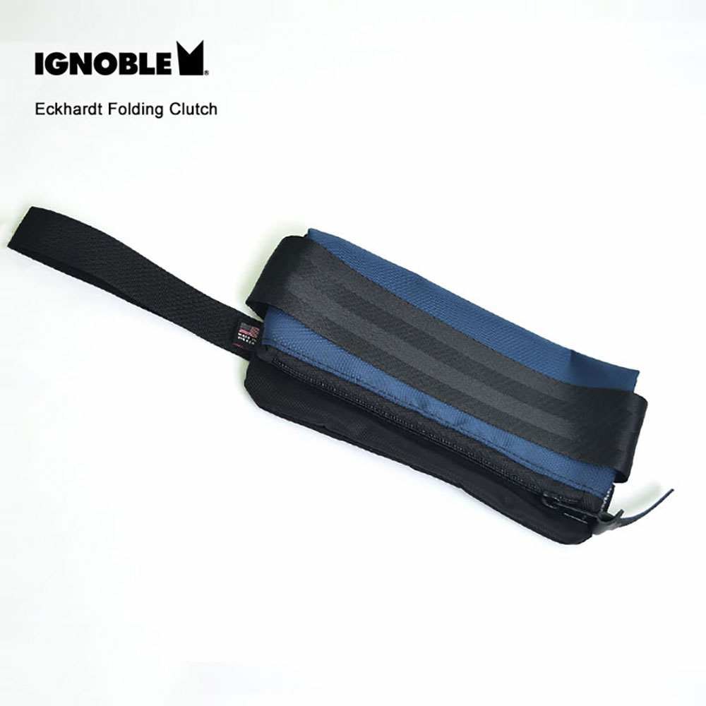 IGNOBLE イグノーブル 13004 Earle Eckhardt Folding Clutch Navy メンズ レディース クラッチバック セカンドバッグ クラッチ バッグ ビジネス カジュアル 通勤 通学 ナイロン ブランド ネイビー