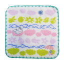 ムーミン ミニハンカチ ぷかぷか雲 ミニタオル リトルミイ MOOMIN 25×25cm ハンドタオル リトルミイ ハンドタオル おしゃれ かわいい ギフト プ...