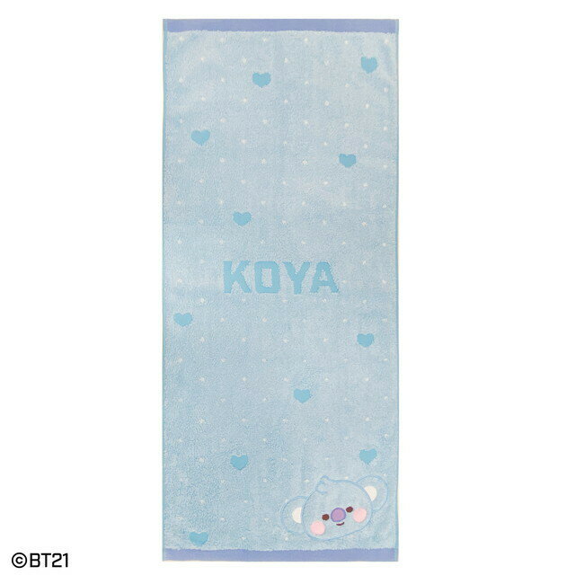 【送料無料】BT21 公式グッズ 新作 キュート KOYA フェイスタオル 34×80cm タオル おしゃれ かわいい ギフト プレゼント