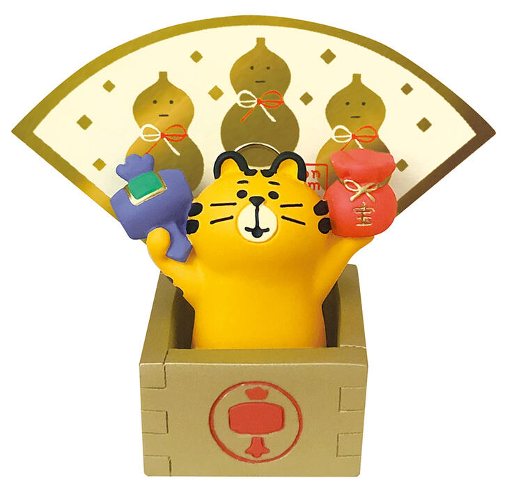 デコレ お正月 ますます金運枡 寅 ZCB-28942 FUKU MONO コンコンブル DECOLE concombre ギフト プレゼント