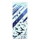 【お買い物マラソン期間限定ポイント5倍】日本手ぬぐい 海遊ペンギン kenema 和柄 おしゃれ 海 夏 水面 花火 夏の風物詩 注染 手拭い 特岡 手拭き ギ...
