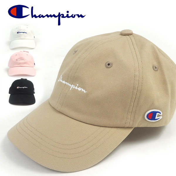 チャンピオン Champion 帽子 ツイルデニムキャップ 141-002A キッズ ロゴ ローキャップ
