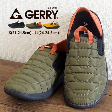 ジェリー GERRY スリッポン GR-5502 レディース ジュニア アウトドア カジュアル サイドゴア 2WAY モックシューズ キャンプ かかとが踏める
