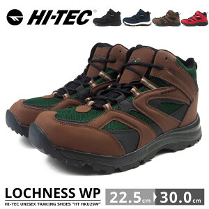 HI-TEC ハイテック アウトドアシューズ ウィンターシューズ LOCHNESS WP ロックネスWP HT HKU29W メンズ レディース 防水設計 抗菌防臭 3E 幅広 軽量設計 アウトドア ハイキング 軽登山 トレッキングシューズ レジャー 雨 雪 スノトレ