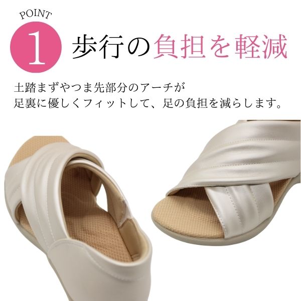 サンダル レディース 靴 黒 ブラック ゴールド ピンク ベージュ 軽量 軽い 厚底 サ...
