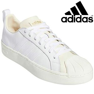 アディダス スニーカー メンズ 靴 白 ホワイト 天然皮革 ストリートチェック クッション性 adidas STREETCHECK M