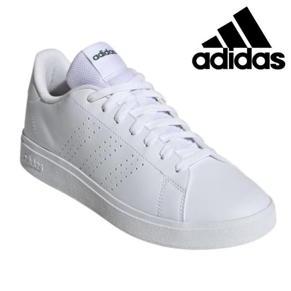 アディダス スニーカー レディース 靴 白 ホワイト 軽量 軽い 人気 履きやすい 歩きやすい 疲れない 通学 通勤 ウォーキング シューズ ランニング クッション 通気性 紳士靴 メッシュ adidas IF4135 51 ADVANCOURTBASE2.0U