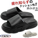 【30日限定★P8倍】【100円OFFクーポン配布中】 サンダル メンズ 靴 黒 ブラック ベージュ リカバリーサンダル コンフォートサンダル 厚底 軽い 軽量...