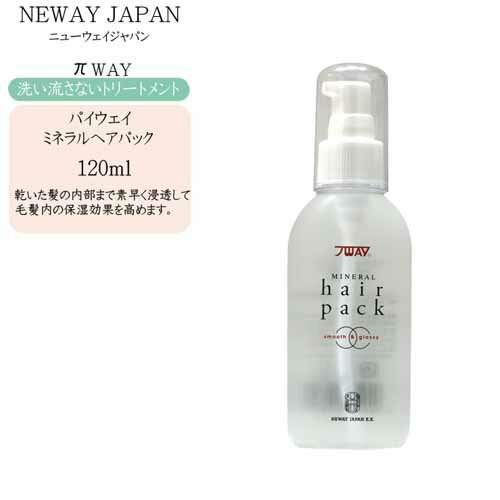 ニューウェイジャパン パイウェイ ミネラル ヘアパック 120ml【洗い流さないトリートメント ノンアルコ..