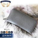 【クーポンで1650円OFF P5倍】【楽天1位】【送料無料】 使いやすい高級本革長財布 dellamilano ELG レディース メンズ ラウンドファスナー たくさん通帳 春 L字ファスナー 大容量ブランド カード プレゼント