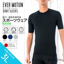 DELLING デリング エバーモーション スポーツウェア メンズ 半袖 大きいサイズ 3L Tシャツ インナー スポーツ ゴルフ テニス ジム ジョギング ランニング トレーニング シャツ 吸汗速乾 UV ス…