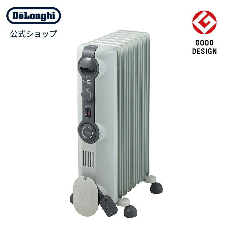 デロンギ オイルヒーター with Pet [RHJ11G0812-DG] | delonghi 公式 8畳 10畳 オイル ヒーター ペット 静音 キャスター タイマー付き 省エネ 暖房器具 暖房 テレワーク 在宅勤務 ゼロ風 ヒーター 冬