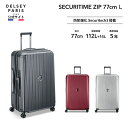 【公式】 DELSEY デルセー SECURITIME ZIP セキュリタイム ジップ スーツケース メタリック スリム Lサイズ 大型 拡張 TSAロック セキュリテックZIP 5年国際保証 112L+14L 8輪 ダブルキャスター 洗濯可能 ビジネス 出張 delsey paris おすすめ 送料無料