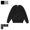 5019 メンズ ヘリンボーン編みジャガードニット ゴルフウェア メンズ トップス ニット 長袖 ブラック 黒 デルソルゴルフ ゴルフ L LL 大きいサイズ ...