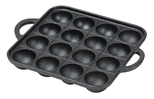 パール金属 たこ焼き プレート 16穴 鉄鋳物製 幅24.5×奥行19.5×高さ3.5cm スプラウト HB-6483 送料無料