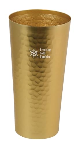 パール金属 タンブラー アルミ製 900ml ゴールド フリージングコールド HC-810 送料無料