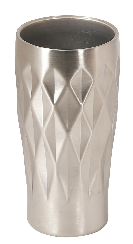 パール金属 真空断熱タンブラー ビアタンブラー 450 ダイヤカット ステンレス 食洗機対応 保温保冷 バープレミアム HC-368 送料無料