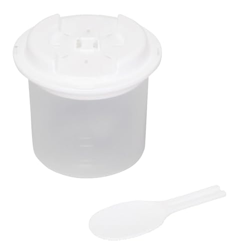 パール金属 レンジで作るご飯鍋 1合用 1.1L しゃもじ付 日本製 キッチンスマイル HC-637 送料無料