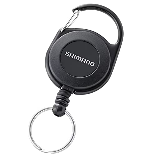ブラック/-/UH-201W・カラー：ブラック・最長時：約60cmシマノ(SHIMANO) カラビナリール UH-201W ブラック
