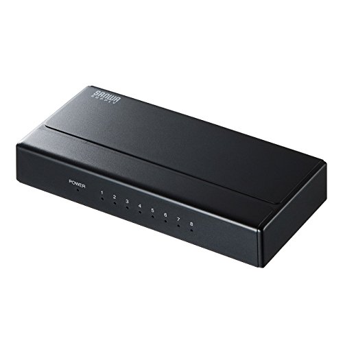 8ポートブラック/8ポート/LAN-GIGAP801BK・Size:8ポートStyle:8ポート・パッケージ個数:1・マグネット付きでスチールデスク等に固定できる1000BASE-T対応のスイッチングハブ。・1000BASE-Tに対応した、8ポートスイッチングハブです。・強力マグネットを搭載しスチール製デスクやキャビネットなどにしっかり固定できます。・プラスチックケース採用のコンパクトデザインなので、設置場所を選びません。・ループ検知機能を搭載しており、ループ障害を知らせます。※同機能を持つ他社製品との混在環境では、動作が不安定になる恐れがあります。マグネット付きでスチールデスク等に固定できる1000BASE-T対応のスイッチングハブ。 ●1000BASE-Tに対応した、8ポートスイッチングハブです。 ●強力マグネットを搭載しスチール製デスクやキャビネットなどにしっかり固定できます。 ●プラスチックケース採用のコンパクトデザインなので、設置場所を選びません。 ●ループ検知機能を搭載しており、ループ障害を知らせます。 ※同機能を持つ他社製品との混在環境では、動作が不安定になる恐れがあります。 ●ファンレス仕様なので、動作音が静かです。 ●ストレートケーブル、クロスケーブルを気にせず使える、AUTO-MDIX機能を搭載しています。 ●接続する機器に合わせて10/100/1000Mbps自動切替えが可能な、AUTO-Negotiation機能を搭載しています。 ●リンクしていないポートを自動判別し電力供給を抑える省電力機能を搭載しています。全ポートのパソコンをシャットダウンした場合は最大84%の省電力が可能です。 ●電源はACアダプタ仕様でトラッキング火災防止用キャップを装着済みです。 (ご注意) 本製品は通電のみの場合と通信を行っている場合とでは発熱量が異なります。 特に通信を大量に継続して行うと、本体は過熱状態になる場合があります。 風通りの少ない放熱の悪い環境での連続使用は、内部部品の劣化を招き、製品寿命を低下させる恐れがあります。 ご使用になる場合には本体上部に何も乗せず、通風口は10cm以上空間をあけて設置してください。 ■ポート数:8ポート ■規格: IEEE802.3(10BASE-T Ethernet) IEEE802.3u(100BASE-TX Fast Ethernet) IEEE802.3ab(1000BASE-T) IEEE802.3x(Flow control for Full-Duplex) ■アクセス方式:CSMA/CD ■スイッチング方式:Store & Forward ■伝送方式:100Mbps/10Mbps(全二重、半二重)、1000Mbps(全二重) ■ポート構成:1000BASE-T/100BASE-TX/10BASE-T(RJ-45) AUTO-MDIX ×8ポート ■バッファメモリ:192kbytes(各ポートに動的割当て) ■フローコントロール制御 :有り ■スイッチファブリック:16.0Gbps ■最大パケット転送能力:23.8Mpps ■フィルタリング速度:1488000パケット/秒(1000Mbps)、148800パケット/秒(100Mbps)、14880パケット/秒(10Mbps) ■MACアドレステーブル:4096 ■AutoMDI/MDI-X:対応 ■オートネゴシエーション:対応(1000/100/10Mbps) ■VCCI規格:CLASS B認証取得 ■サイズ: 本体/約W137.9×D66×H25.5mm 壁掛け用ホール/約W19.9×D8×H3.4mm ■重量:約138g ■ケーブル長:ACアダプタ/約1.5m(コネクタ部含まず) ■消費電力(MAX):3.15W ■動作環境: 使用時温度/0~40℃ 使用時湿度/10~90%(結露なきこと) 保管時温度/-20~70℃ 保管時湿度/5~90%(結露なきこと) ■付属品:ACアダプタ×1、取扱説明書、壁掛けセット×